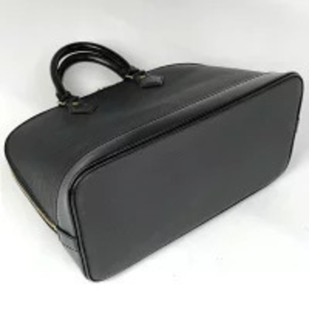 Louis Vuitton leather Epi Black Alma Noir handbag Black